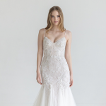 Ivory Lace A-Line Royal Bridal Gown