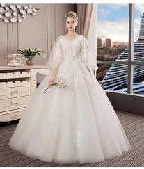 Elegant Off-Shoulder Lace Bridal Dress