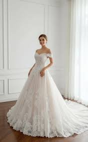 Champagne Satin Mermaid Bridal Dress