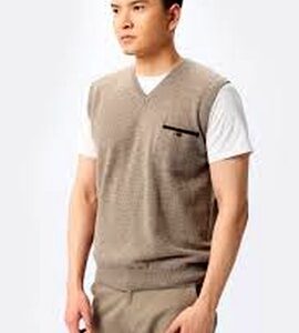 High Neck 100% Yak Wool Knit Vest